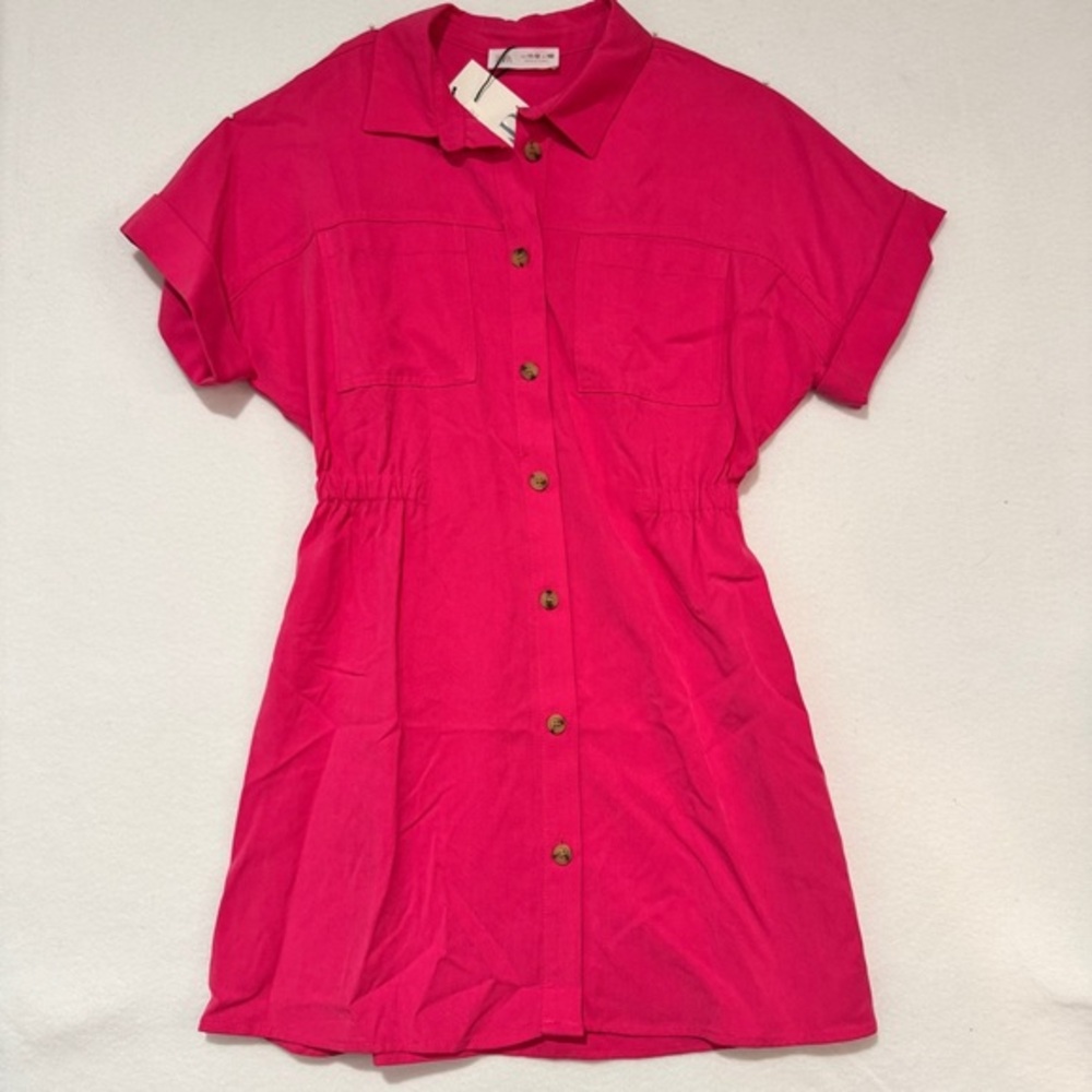 Zara Mini (30in) soft‎ Cargo Barbie Pink Romper Size 11-12